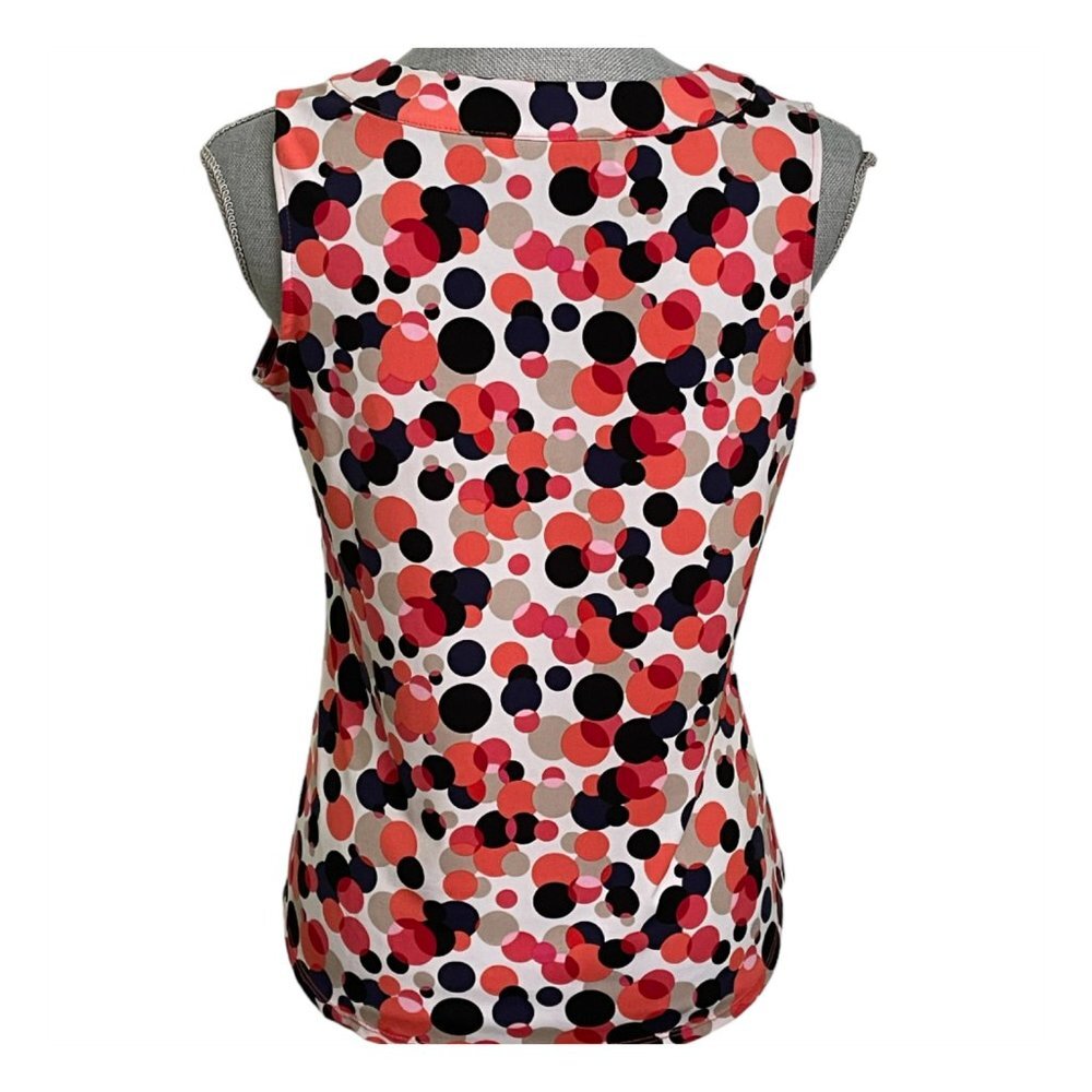 Jones Studio Sleeveless Women's Top Multicolor Pattern Size M - Picture 2 of 4